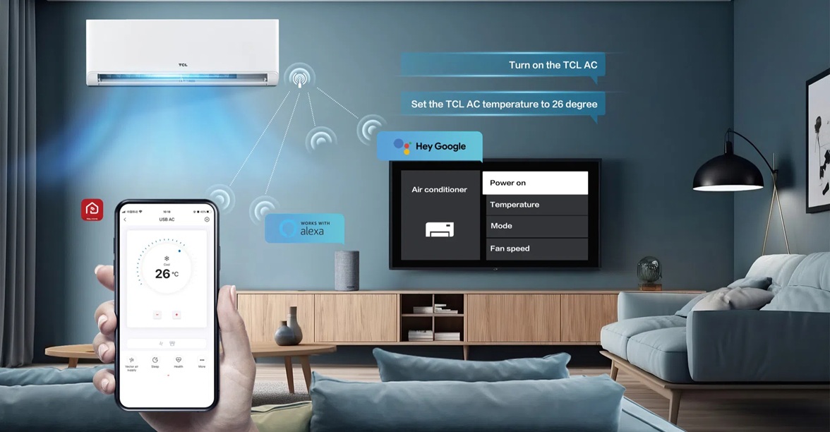 TCL lanza aire acondicionado BreezeIN AI con tecnología avanzada de IA