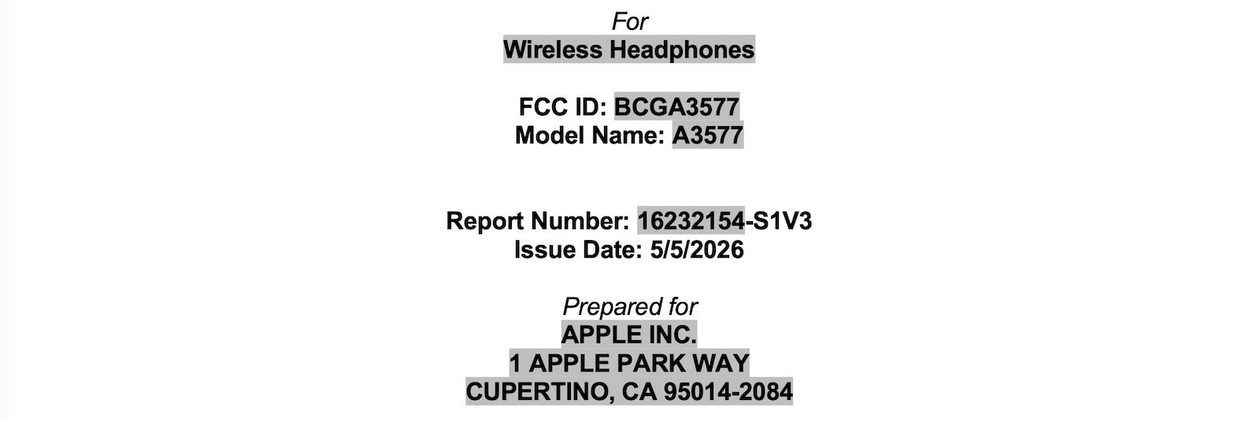 Producto Apple (código A3577) que apareció en la base de datos de la FCC