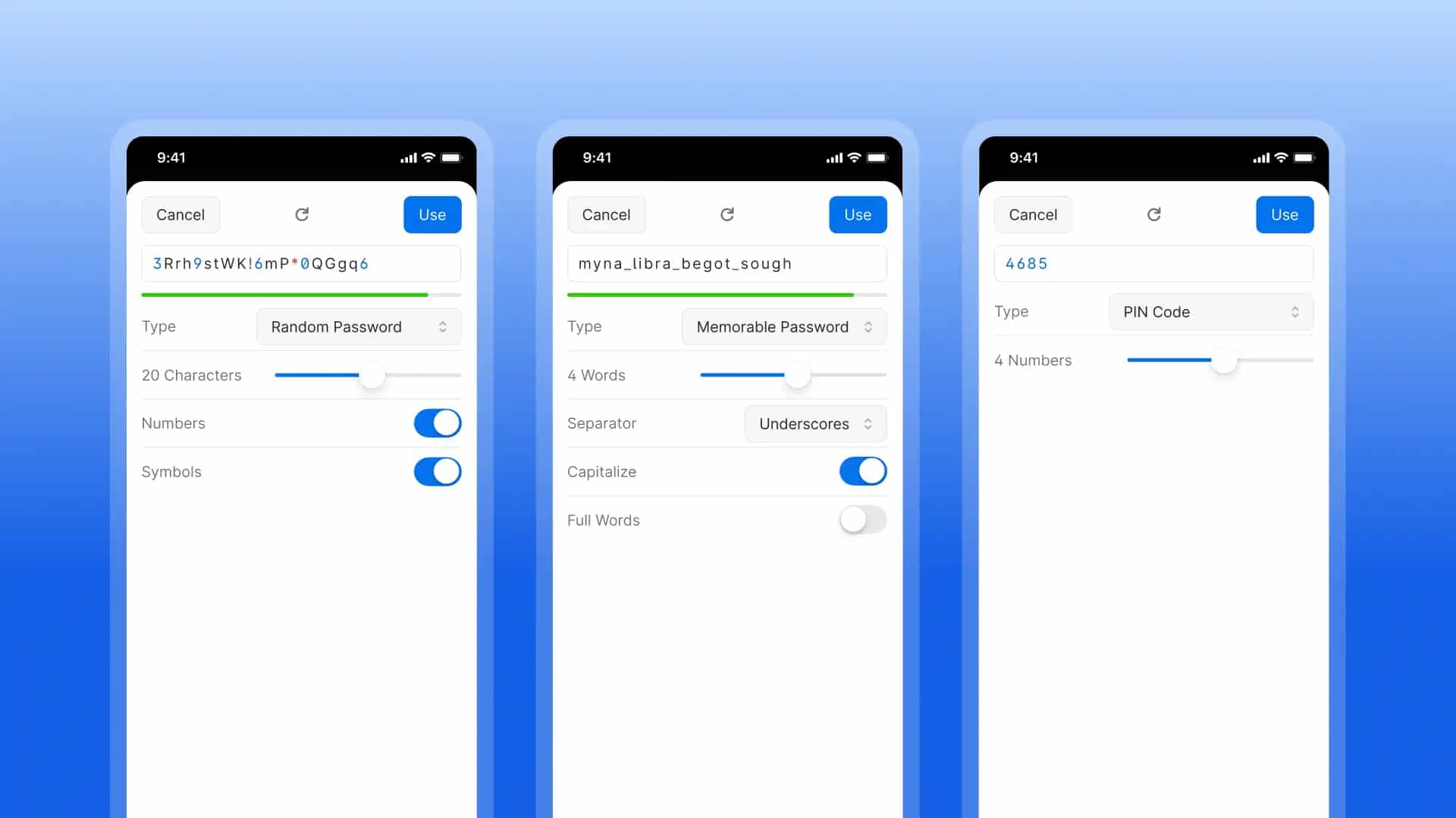 Integración con contraseñas en 1Password