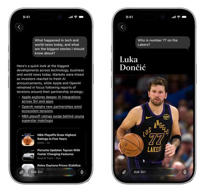 nuevo siri IA Apple, Siri, IA