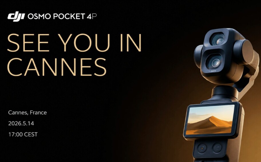 DJI Pocket 4P se anunciará el 14 de mayo en Cannes