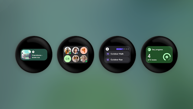 widgets de google wear os 7