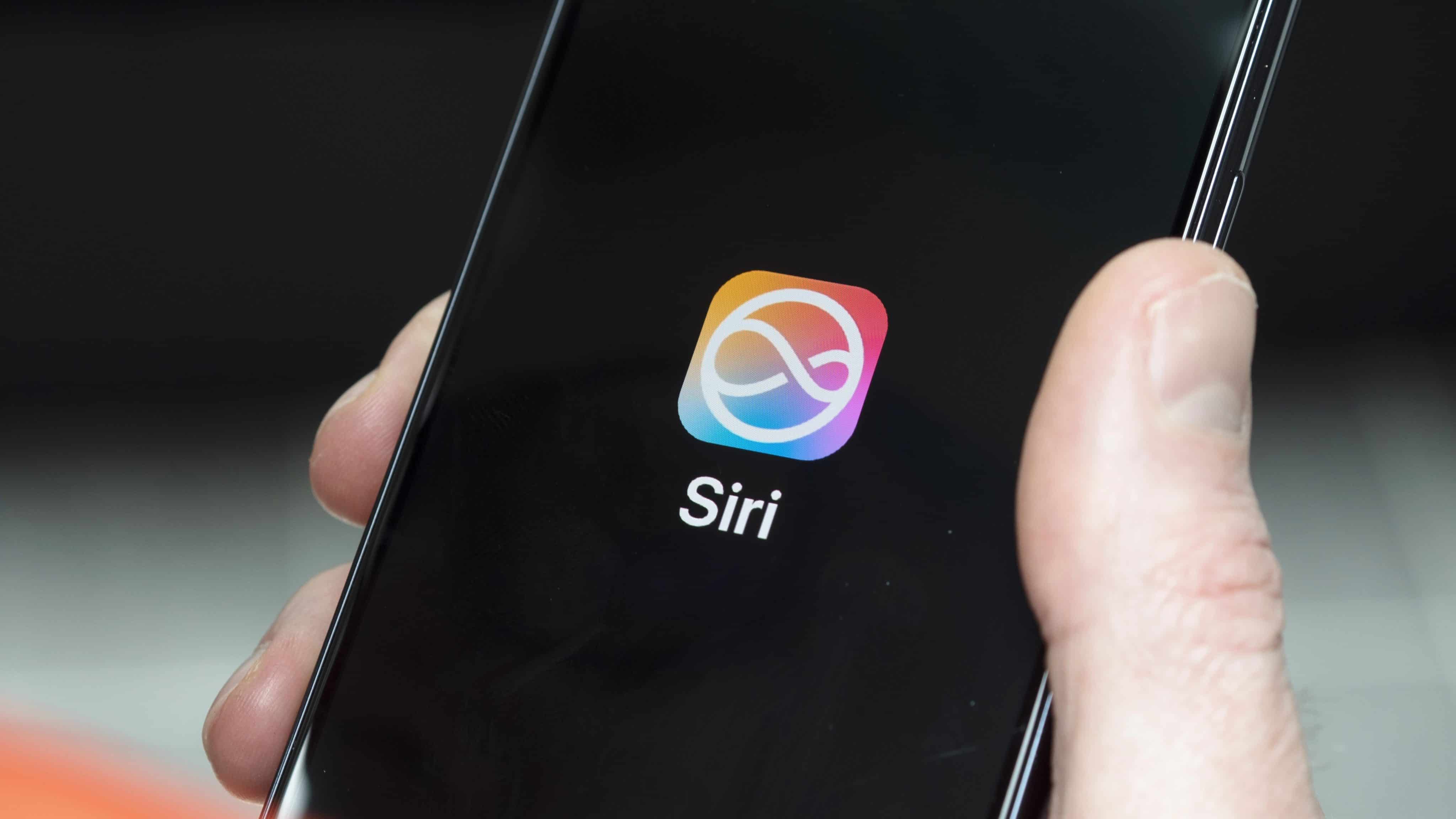 Logotipo de Siri con IA