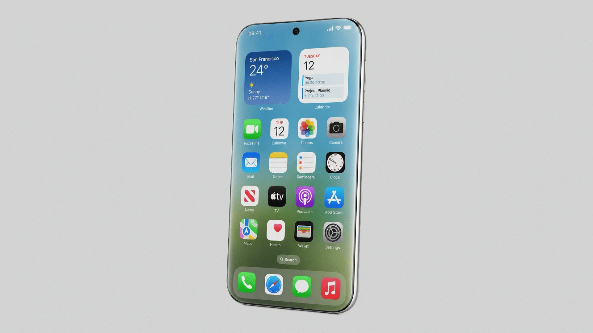 pantalla de iPhone 20 años