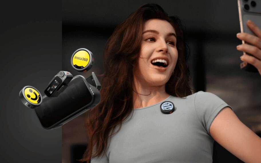 Los micrófonos inalámbricos Insta360 MIC Pro tienen pantalla personalizable
