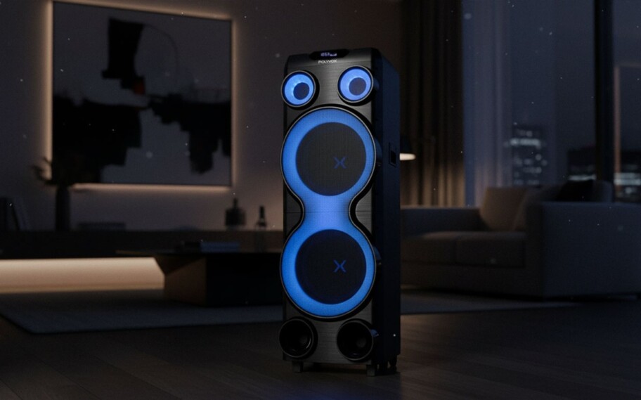 Polyvox lanza torre de sonido de 2800W, la más potente de la marca