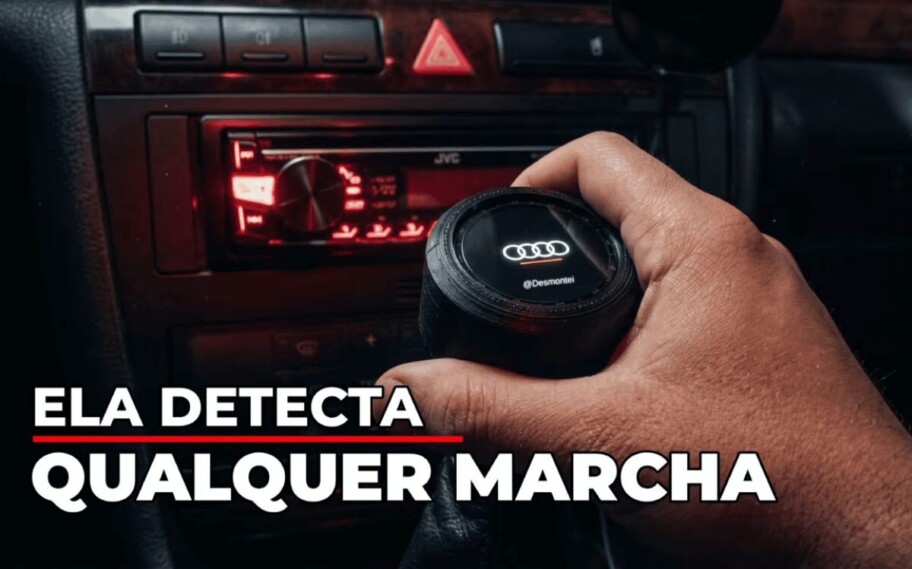 Proyecto brasileño coloca reloj inteligente en la palanca de cambios de un Audi