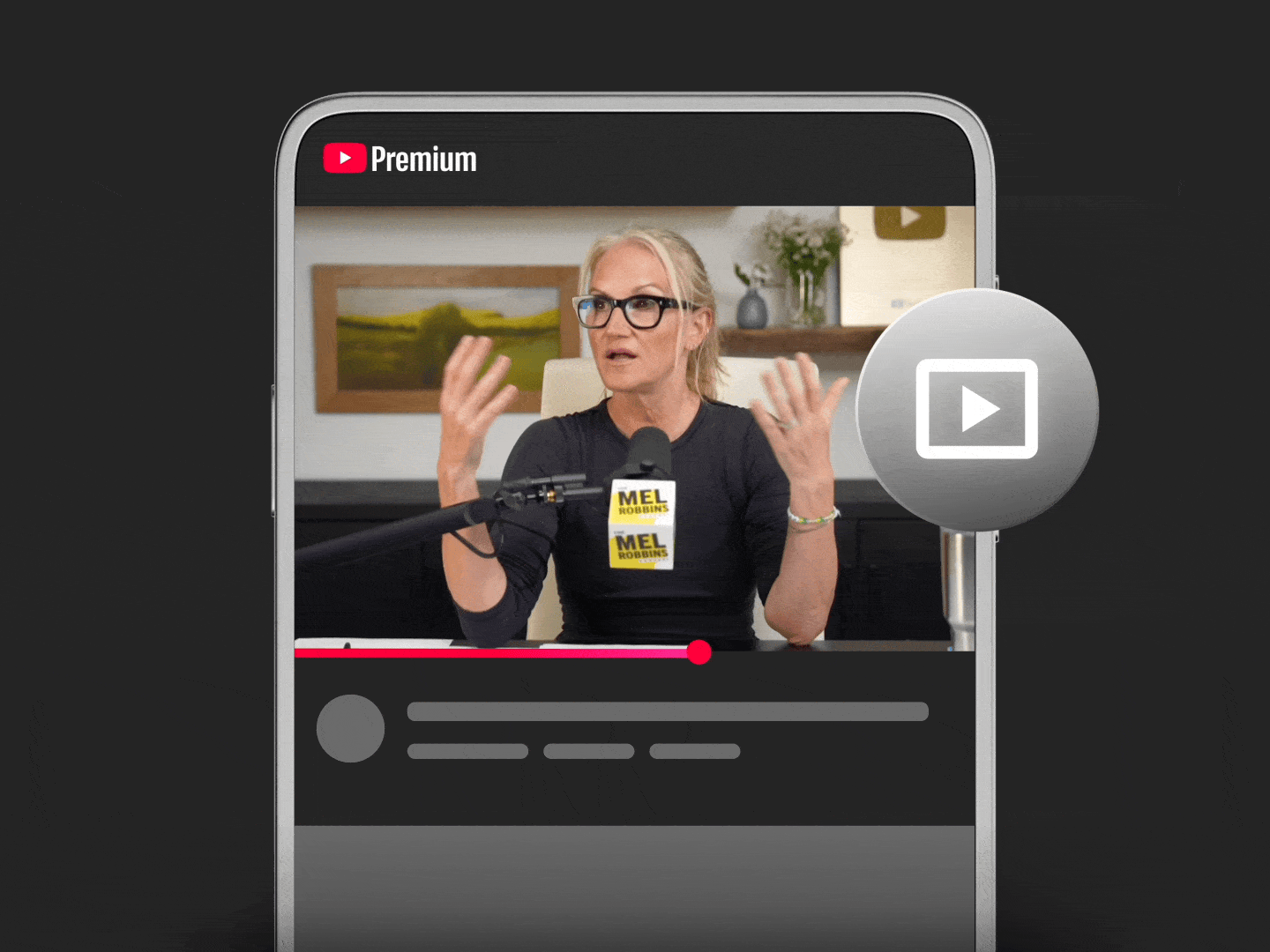 En movimiento en YouTube Premium