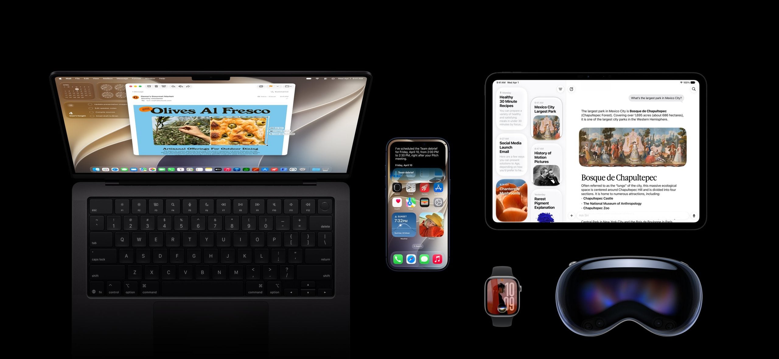 Dispositivos Apple que ejecutan 27 sistemas