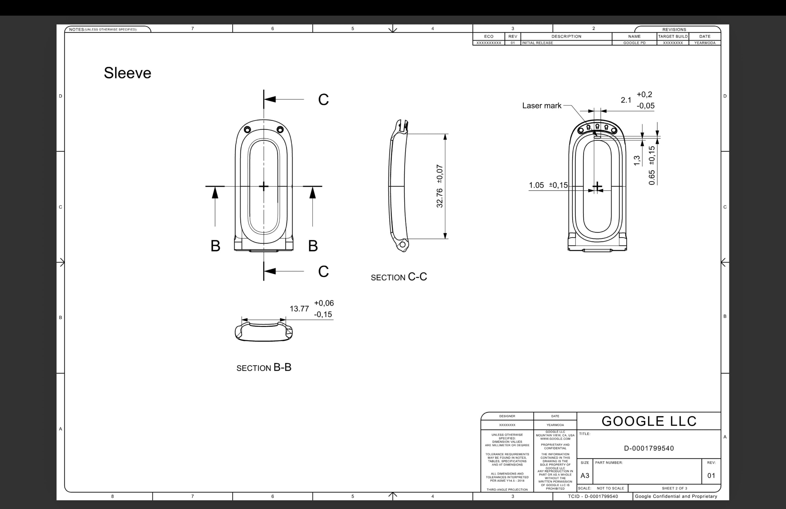 Google publica especificaciones y archivos CAD de Fitbit Air para fomentar accesorios independientes