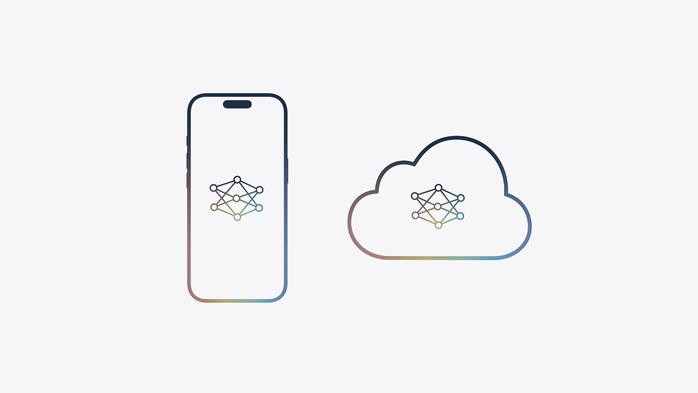 Modelo en el dispositivo versus modelo en el dispositivo en la nube