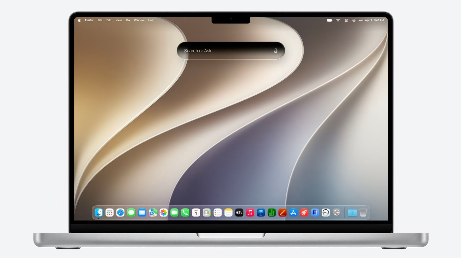 Función de búsqueda o pregunta de macOS 27