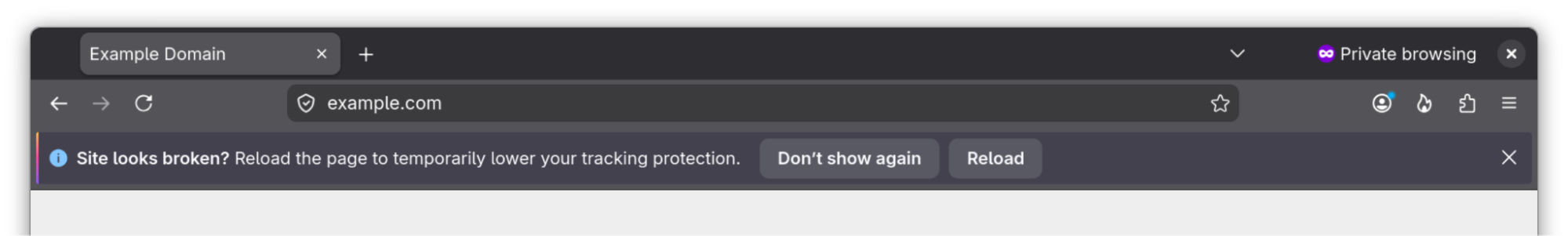 Recargar pestaña sin protecciones en Firefox 152