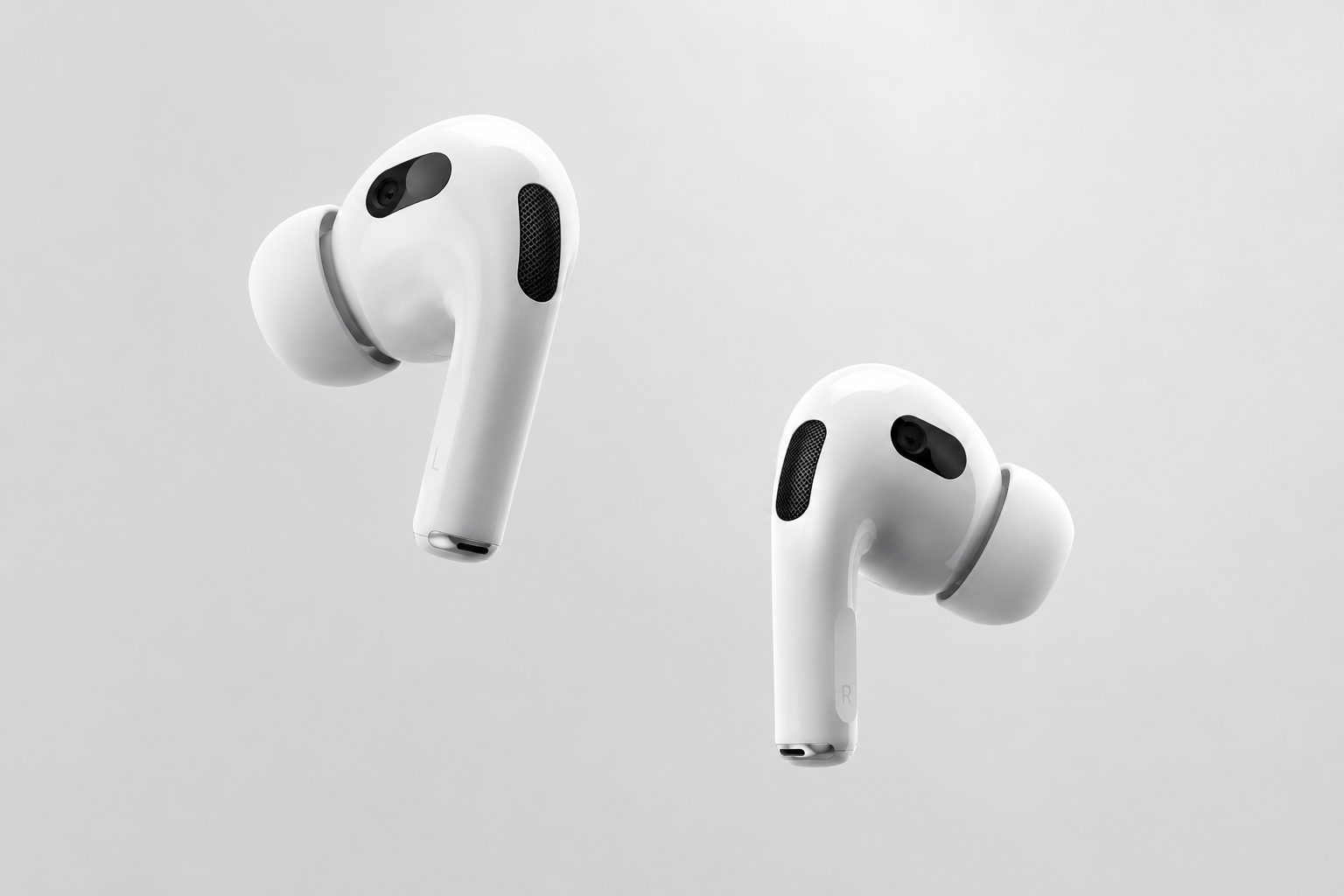 Render de los supuestos AirPods Pro con cámara
