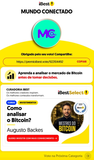 ¡Mundo Conectado compite por el premio iBest! Vota ahora