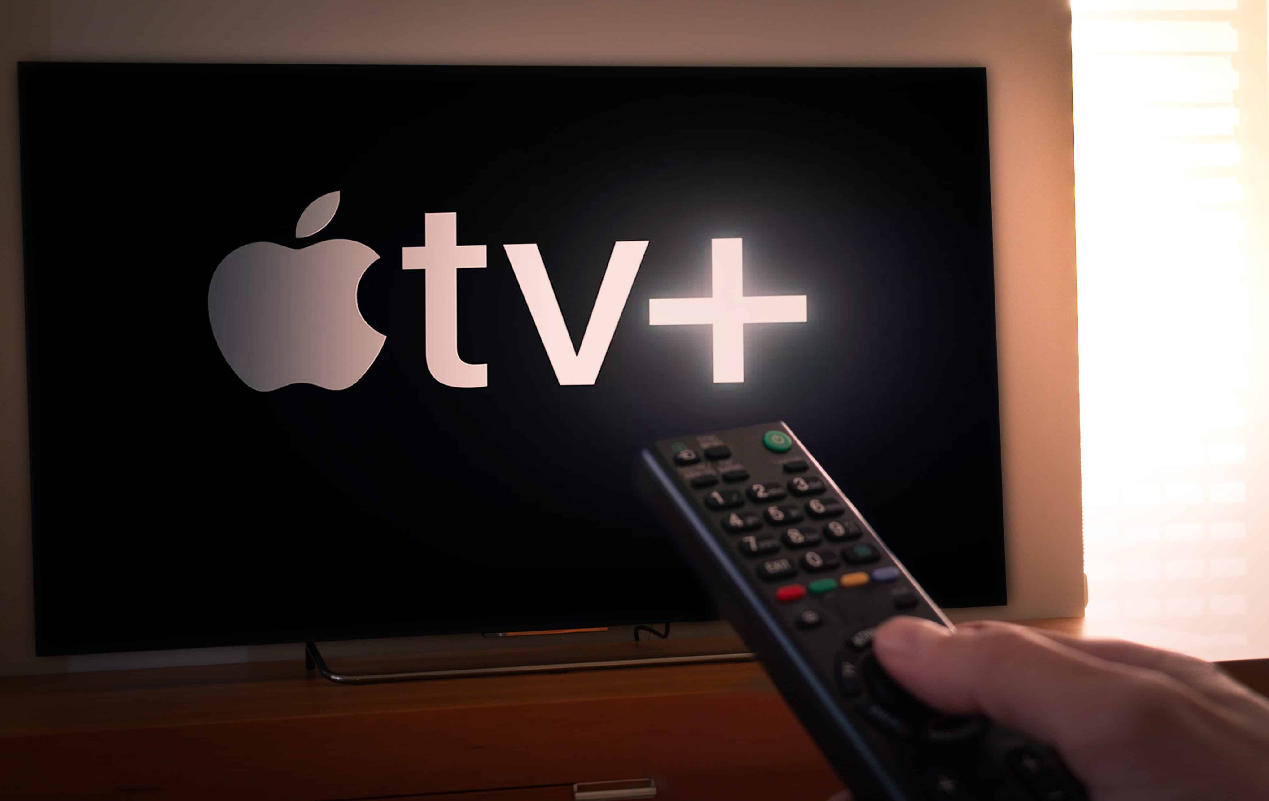Icono de Apple TV+ en televisión y control