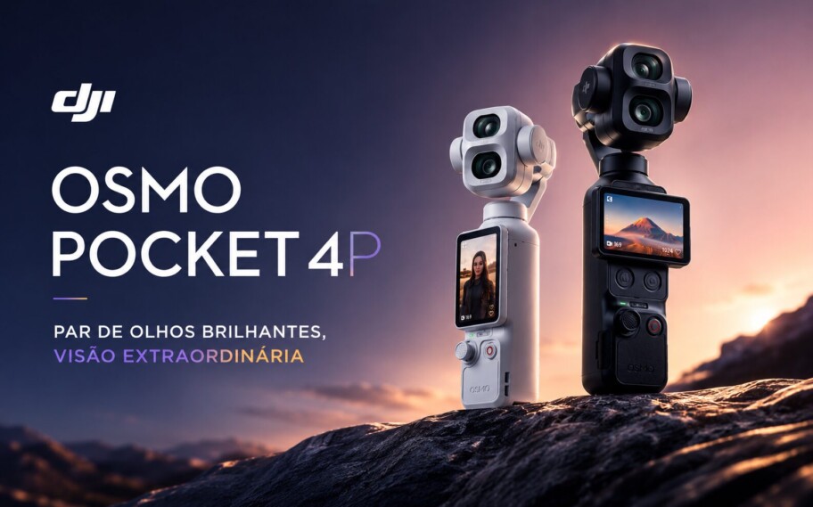 DJI Pocket 4P: Calidad profesional en dos lentes y 17 pasos