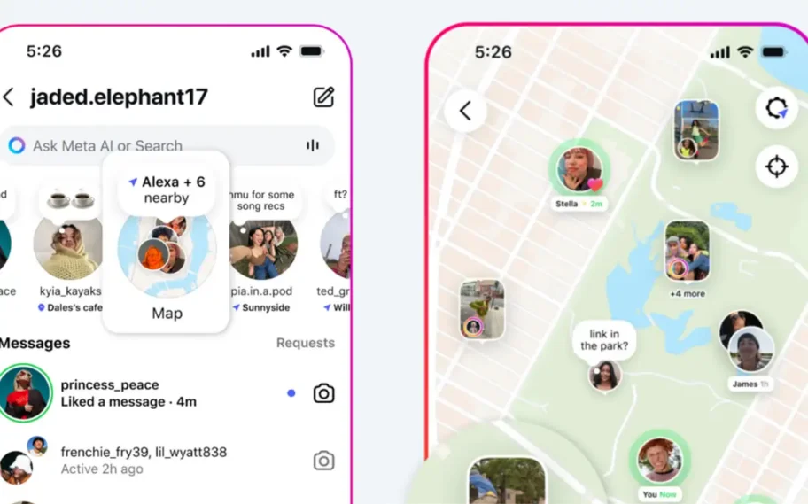 Instagram Mapa de Instagram, ubicación, Brasil