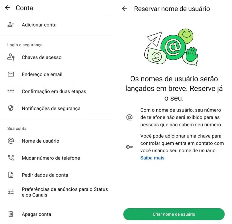 nombre de usuario whatsapp