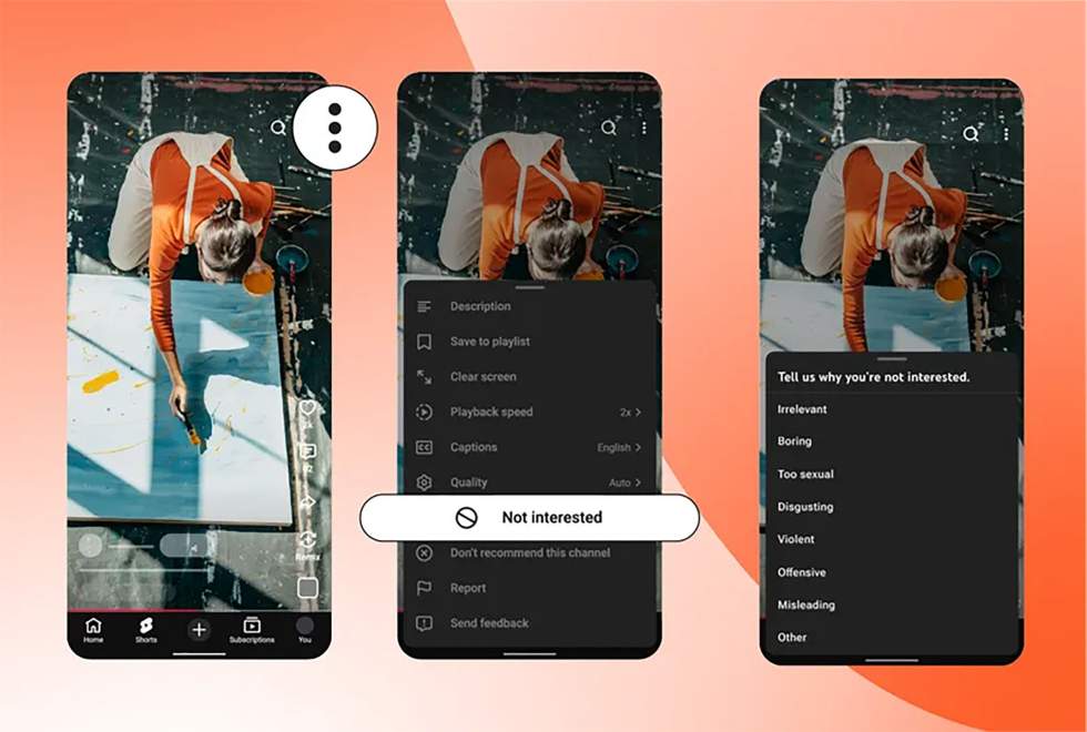 YouTube Shorts obtiene una apariencia más limpia, videos 2x y nuevas opciones de personalización