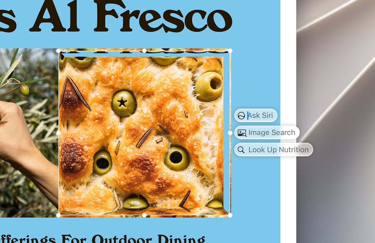 Inteligencia visual en macOS 27