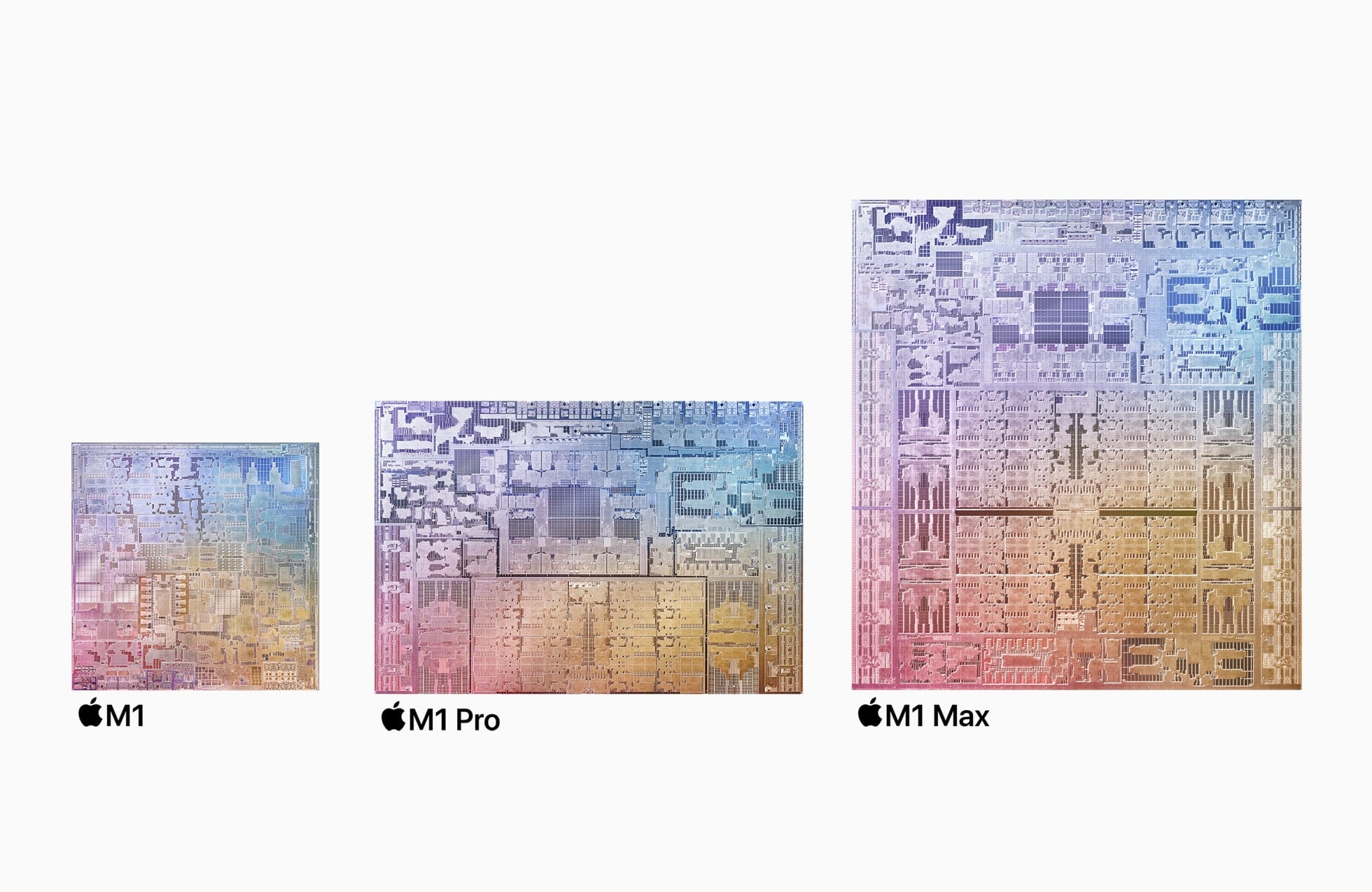 Familia de chips Apple: M1, M1 Pro y M1 Max