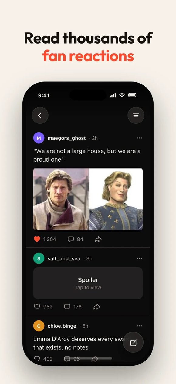 Capturas de pantalla de la aplicación Bingers - 3