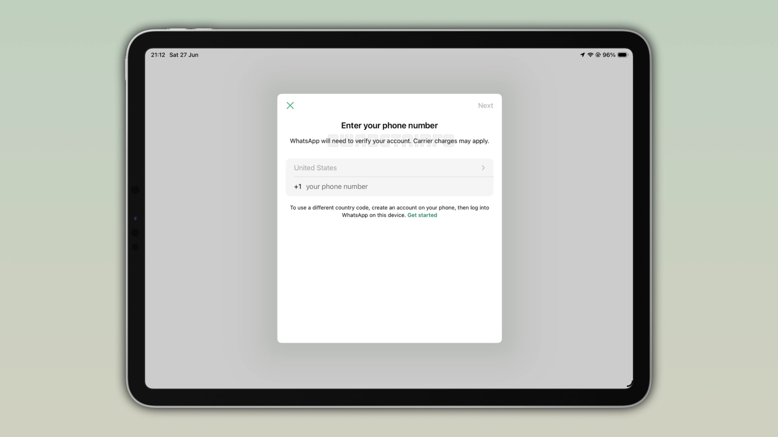 WhatsApp para iPad