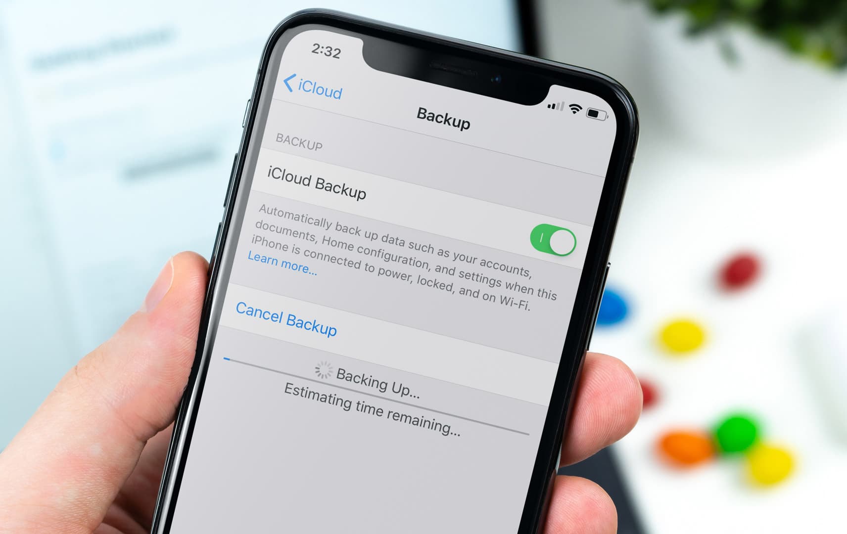 Copia de seguridad de iCloud