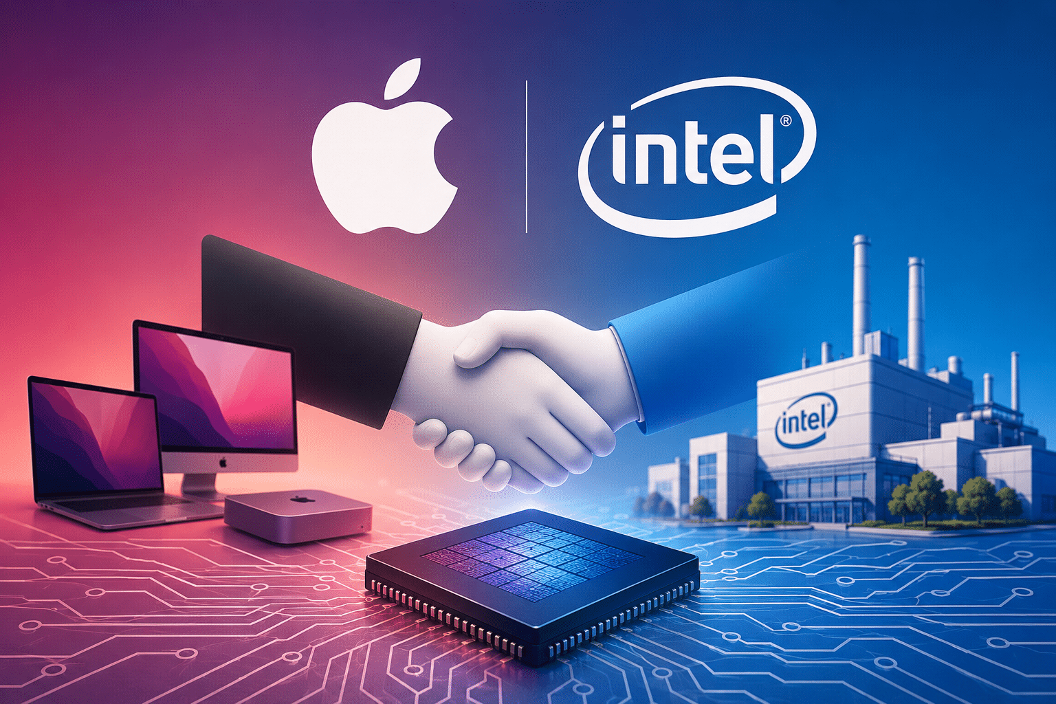 Apple e Intel se dan la mano