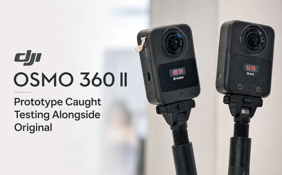 La cámara DJI OSMO 360 II debería admitir el reemplazo de lentes