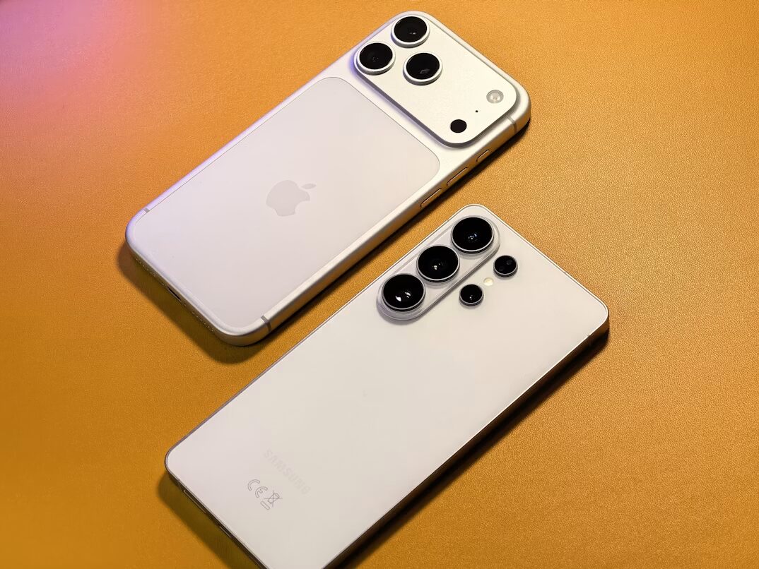 celular samsung y iphone
