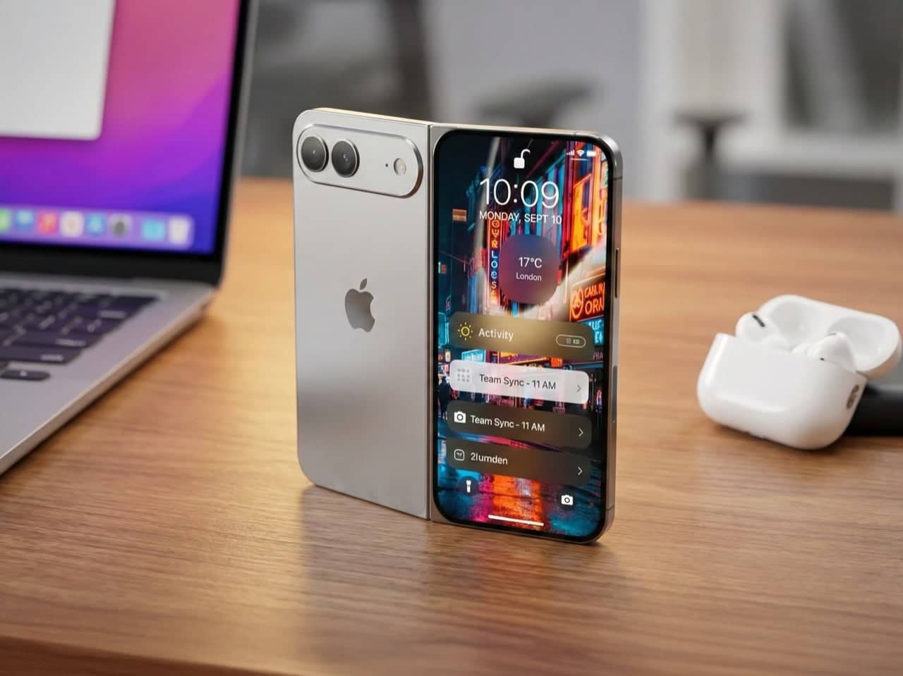 "iPhone plegable"