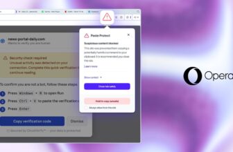 Opera lanza Paste Protect para bloquear automáticamente los ataques Ctrl+C y Ctrl+V